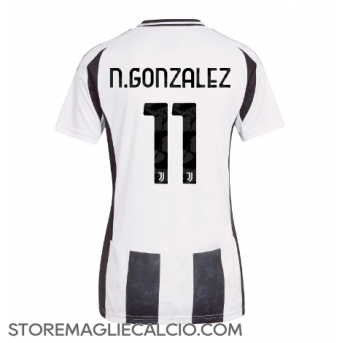 Juventus Nicolas Gonzalez #11 Maglia Gara Casa Repliche 2024-25 Donna Maniche Corte